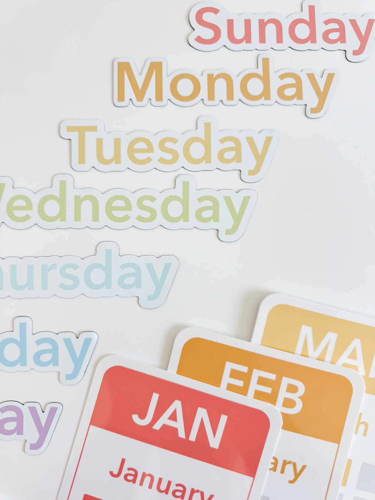 Days, Months, Seasons Flashcards and Magnets | Educational Toys | The Baby Penguin