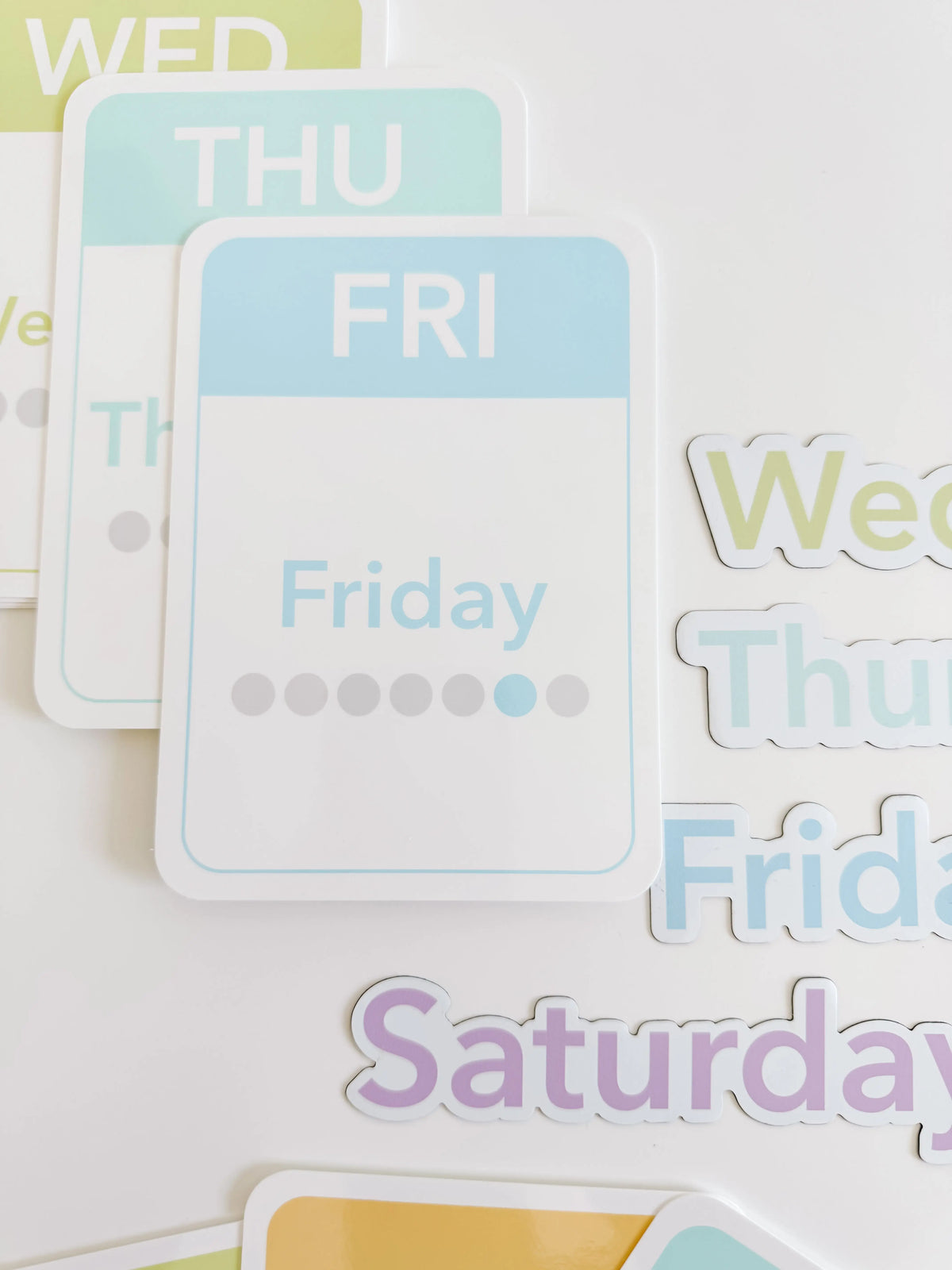 Days, Months, Seasons Flashcards and Magnets | Educational Toys | The Baby Penguin