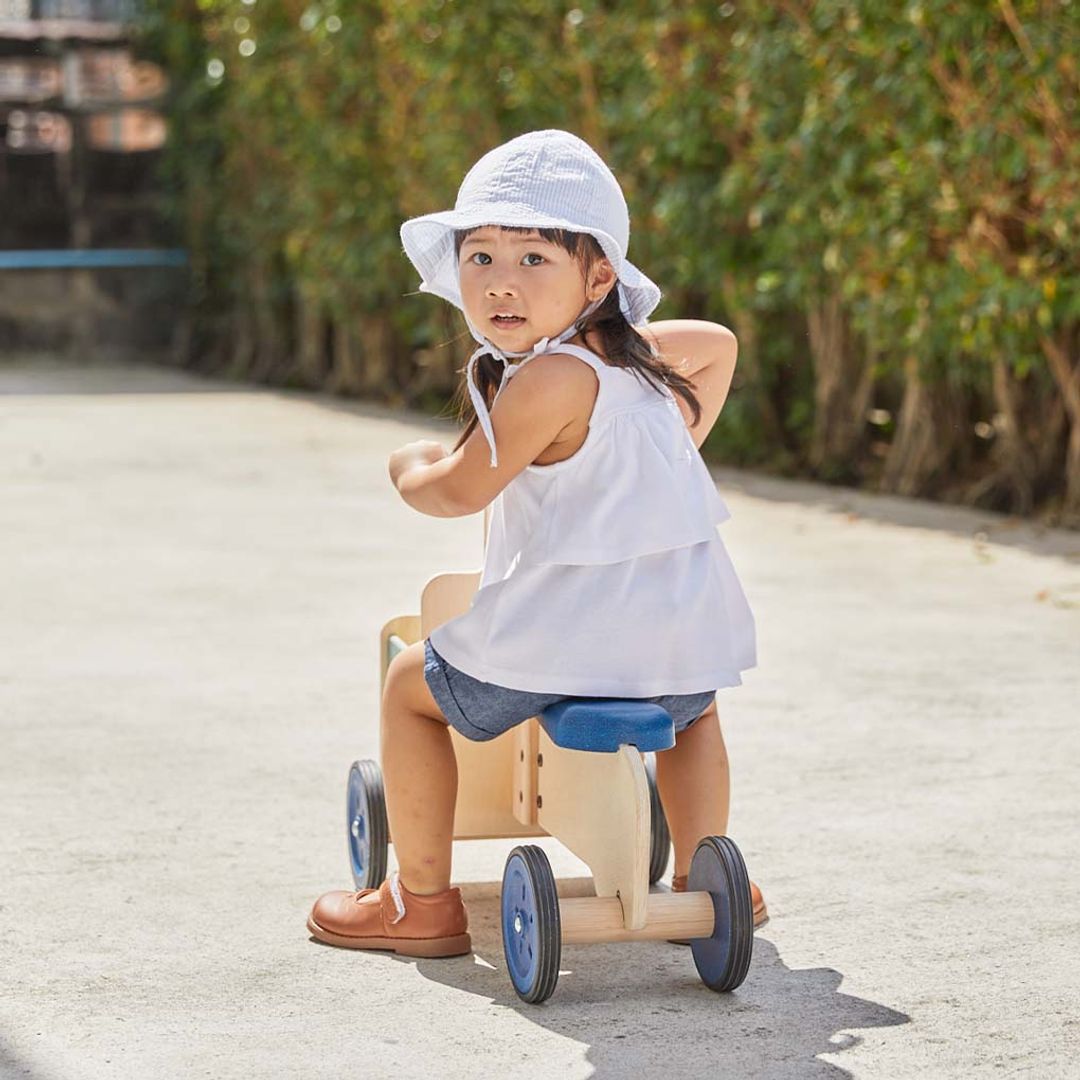 PlanToys Wooden Delivery Ride-On Bike – Orchard