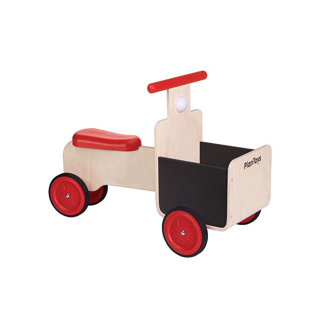 PlanToys Wooden Delivery Ride-On Bike