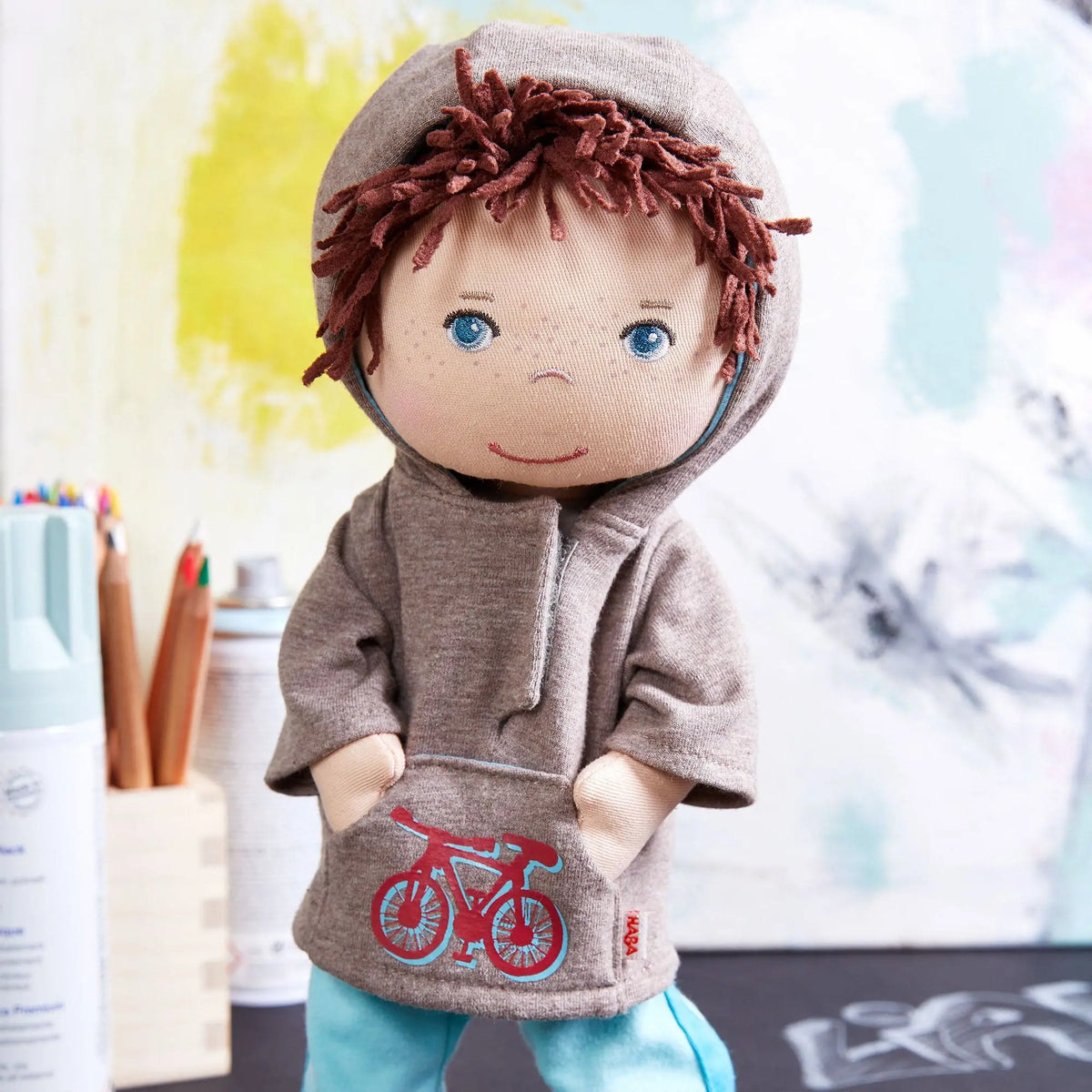 Doll Lian with Hoodie | Soft Dolls | The Baby Penguin