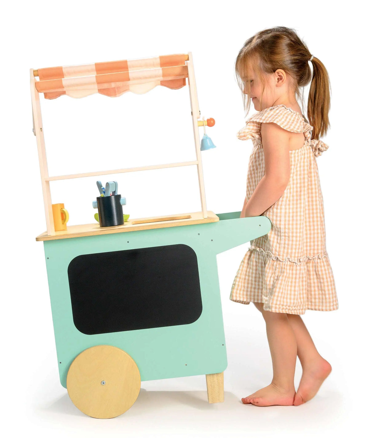 Tender Leaf Wooden Drinks Trolley Play Stand