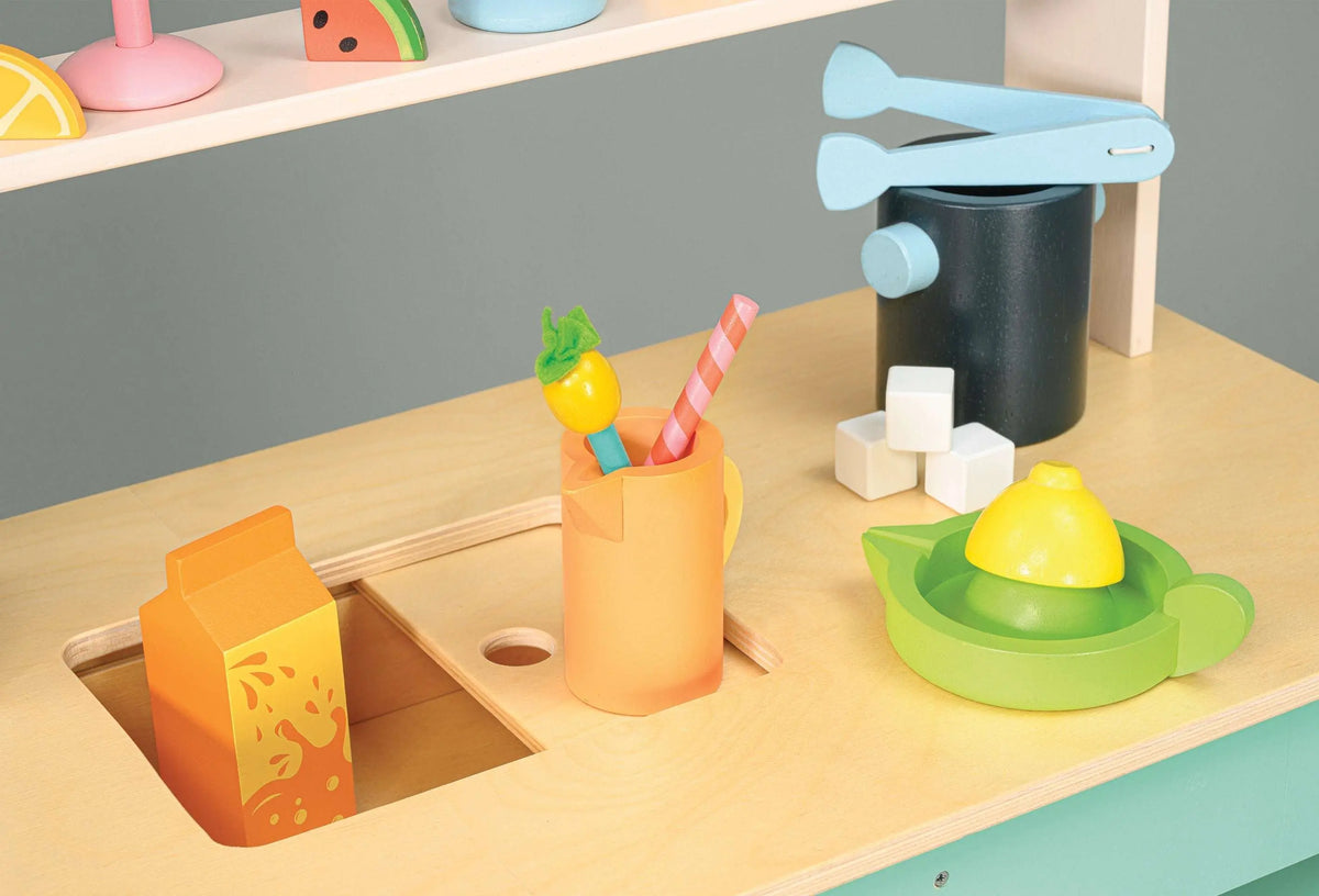 Tender Leaf Wooden Drinks Trolley Play Stand