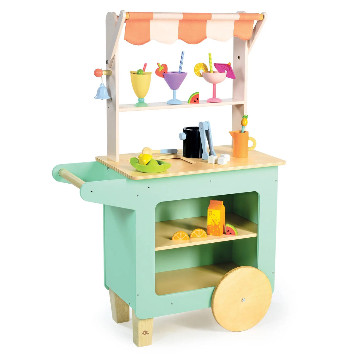 Tender Leaf Wooden Drinks Trolley Play Stand