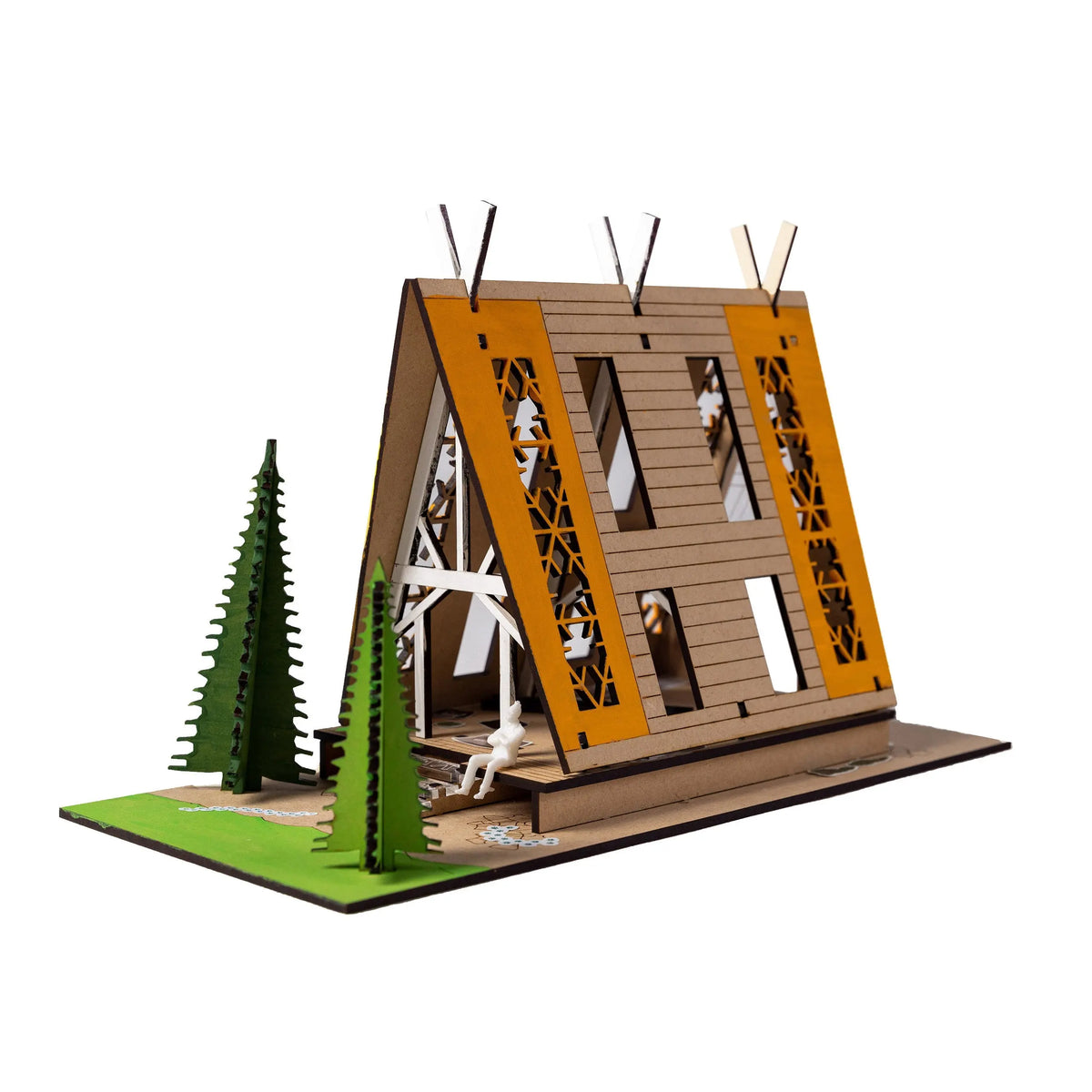 EVERGREEN CABIN Architectural Model Making Kit | | The Baby Penguin
