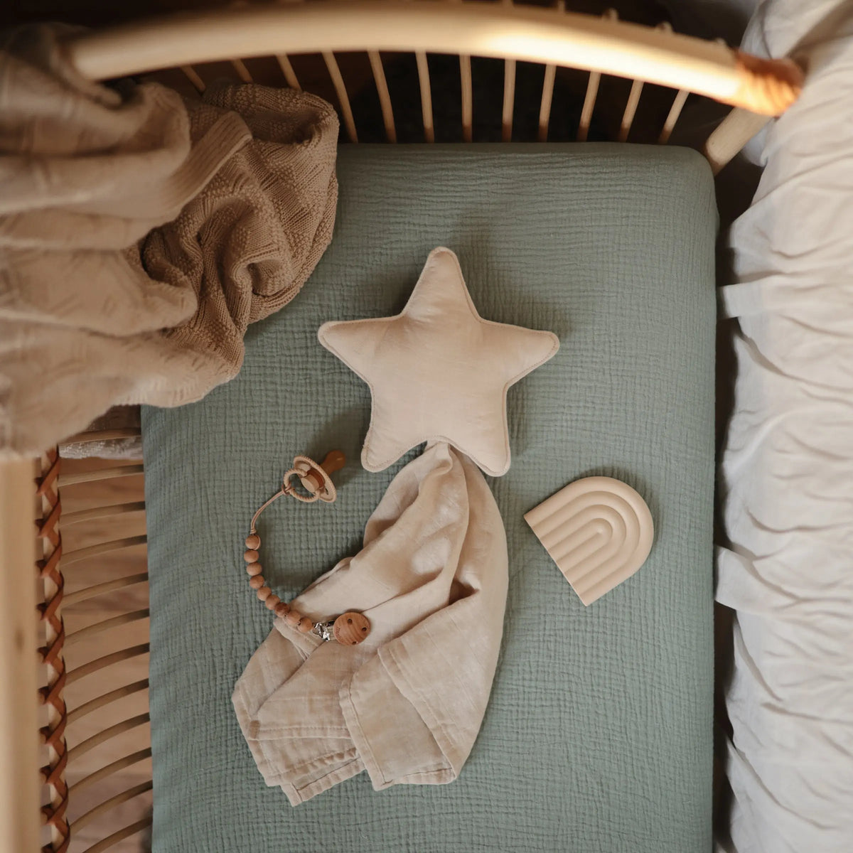 Extra Soft Muslin Crib Sheet | crib sheets | The Baby Penguin