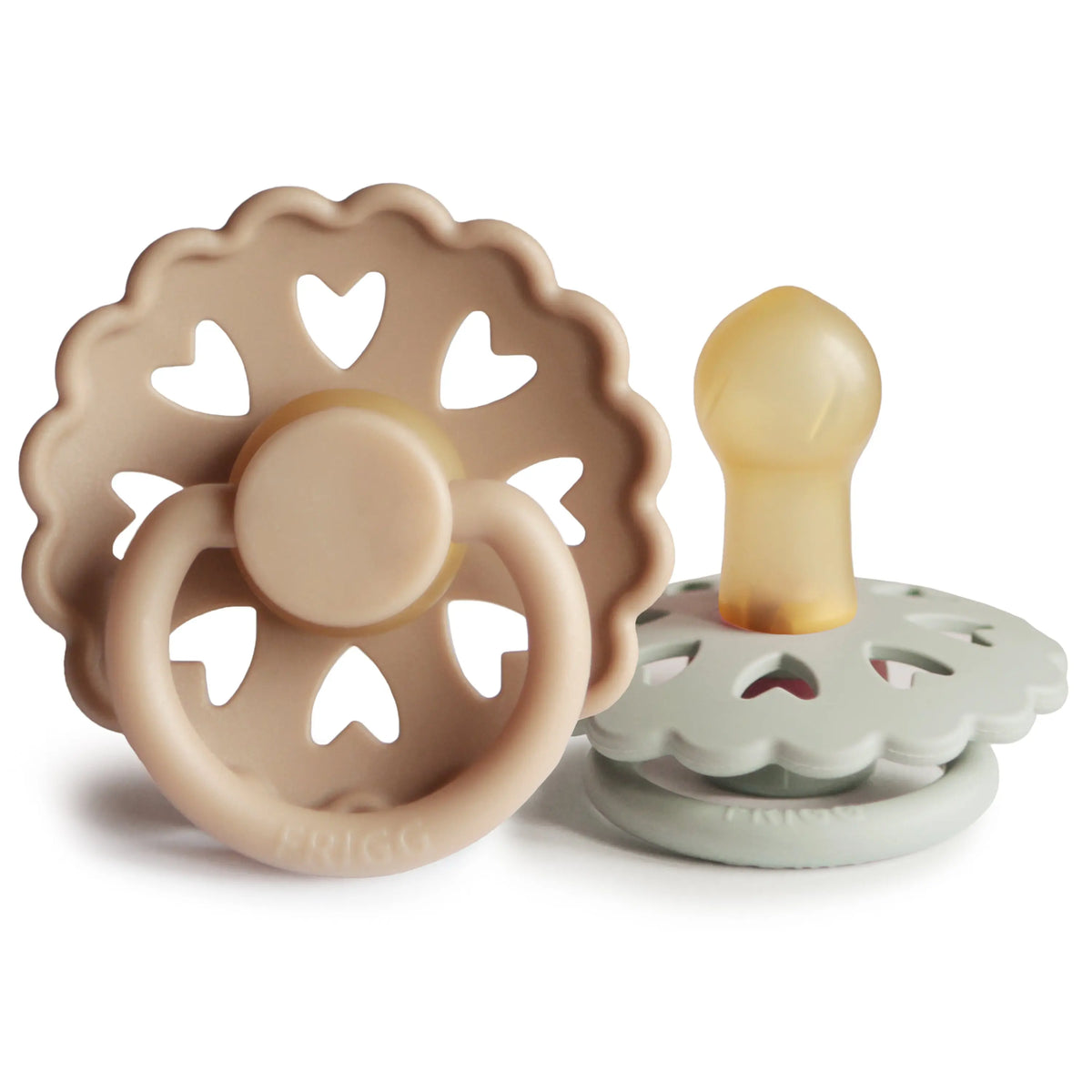 FRIGG Andersen Fairytale Natural Rubber Pacifier 2-Pack | RUBBER FRIGG PACIFIERS | The Baby Penguin