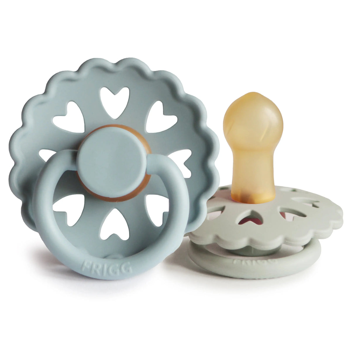FRIGG Andersen Fairytale Natural Rubber Pacifier 2-Pack | RUBBER FRIGG PACIFIERS | The Baby Penguin