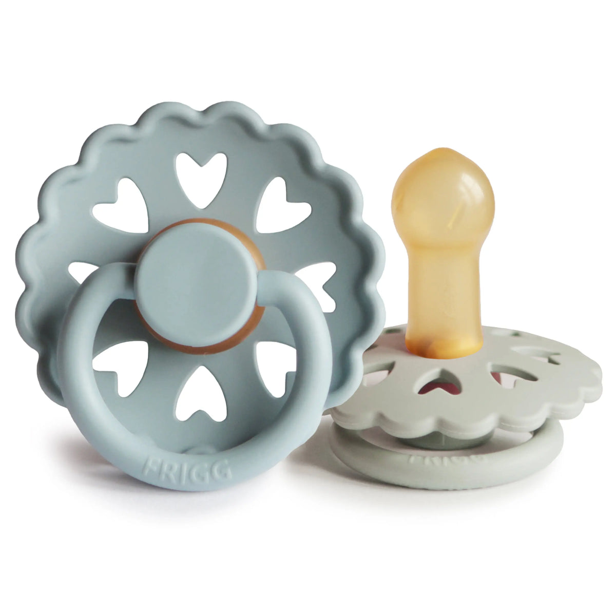 FRIGG Andersen Fairytale Natural Rubber Pacifier 2-Pack | RUBBER FRIGG PACIFIERS | The Baby Penguin