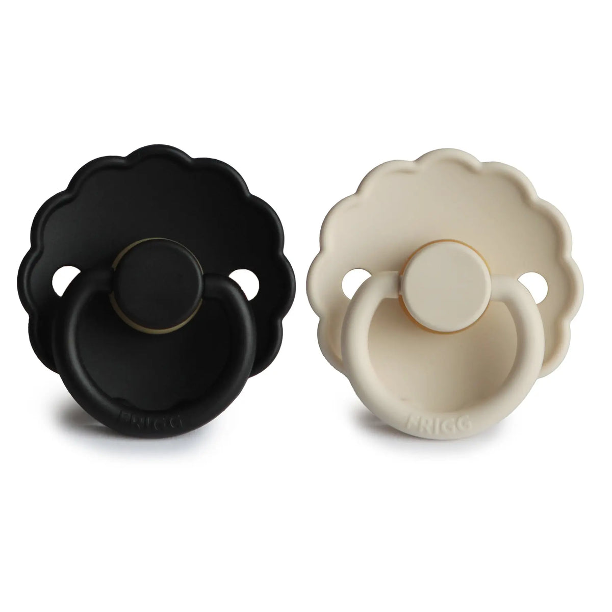 FRIGG Daisy Natural Rubber Pacifier 2-Pack | RUBBER FRIGG PACIFIERS | The Baby Penguin