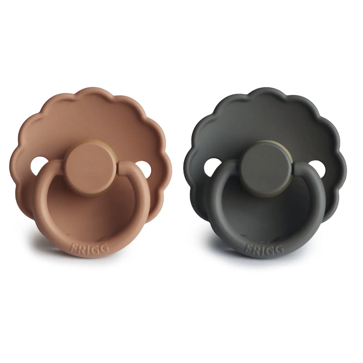 FRIGG Daisy Natural Rubber Pacifier 2-Pack | RUBBER FRIGG PACIFIERS | The Baby Penguin