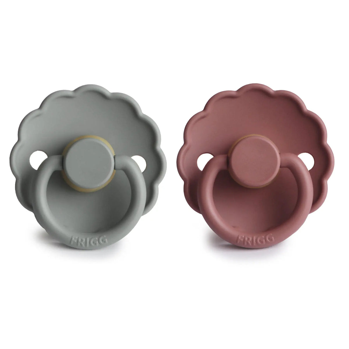 FRIGG Daisy Natural Rubber Pacifier 2-Pack | RUBBER FRIGG PACIFIERS | The Baby Penguin