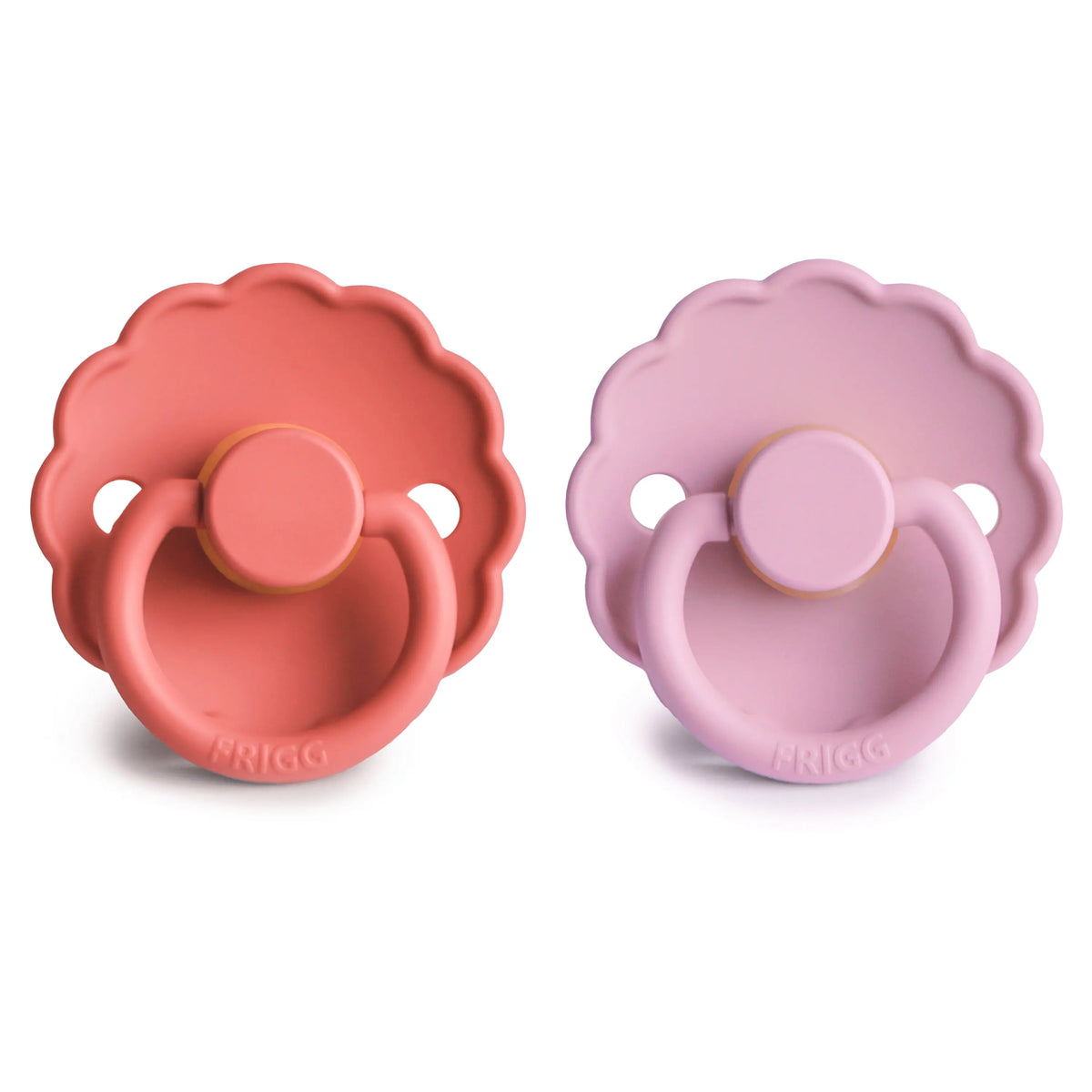FRIGG Daisy Natural Rubber Pacifier 2-Pack | RUBBER FRIGG PACIFIERS | The Baby Penguin