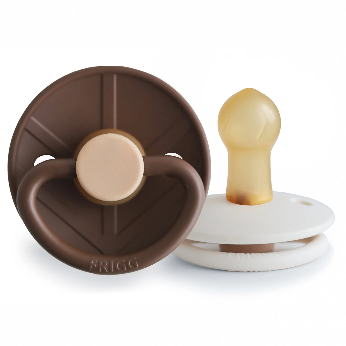 FRIGG Little Viking Natural Rubber Pacifier 2-Pack | RUBBER FRIGG PACIFIERS | The Baby Penguin
