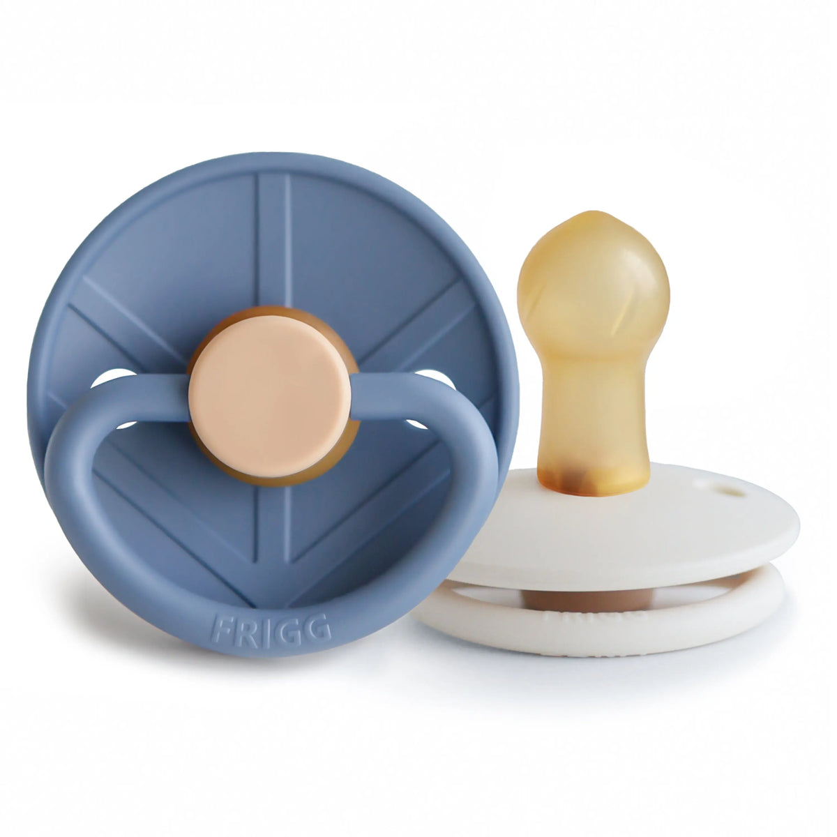 FRIGG Little Viking Natural Rubber Pacifier 2-Pack | RUBBER FRIGG PACIFIERS | The Baby Penguin