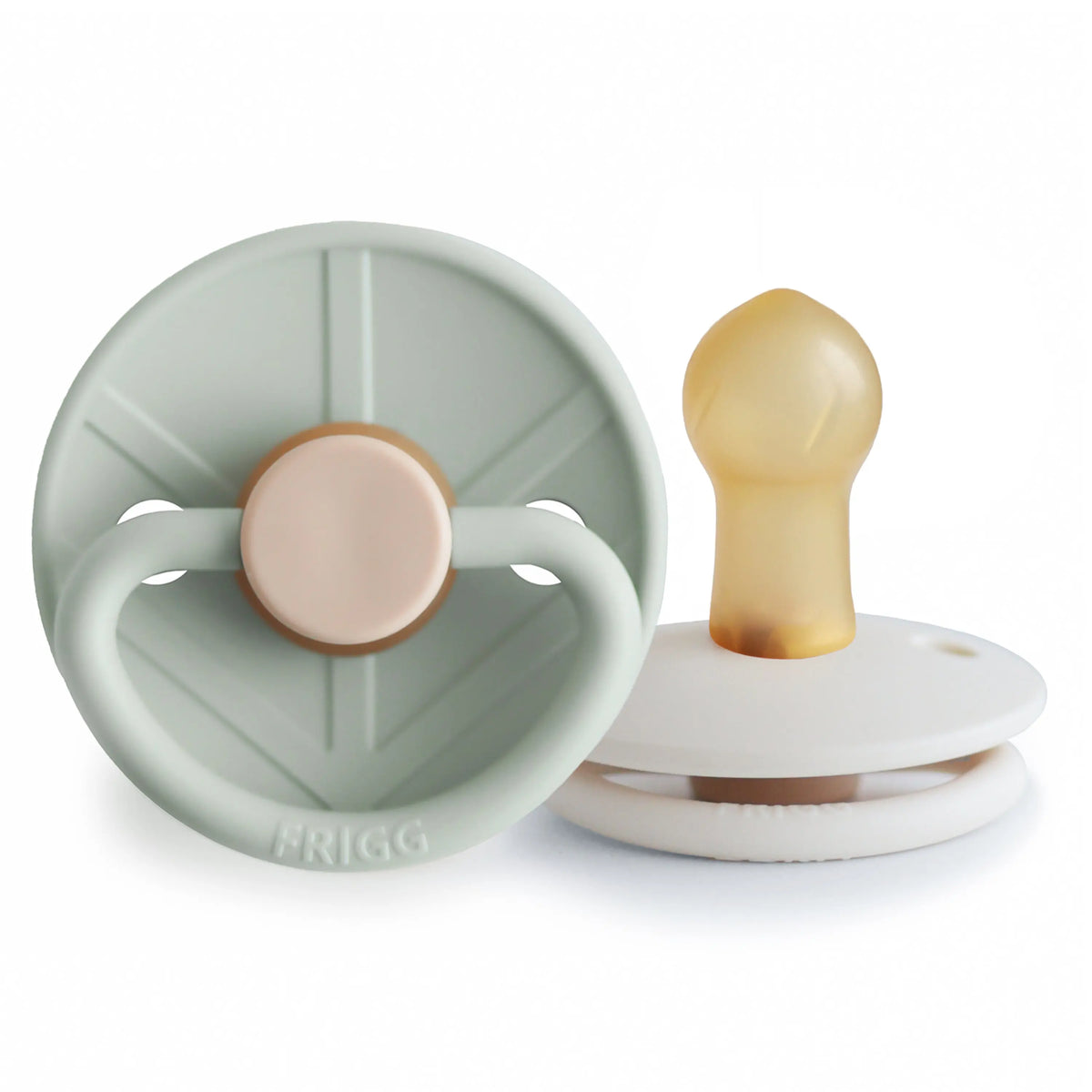 FRIGG Little Viking Natural Rubber Pacifier 2-Pack | RUBBER FRIGG PACIFIERS | The Baby Penguin