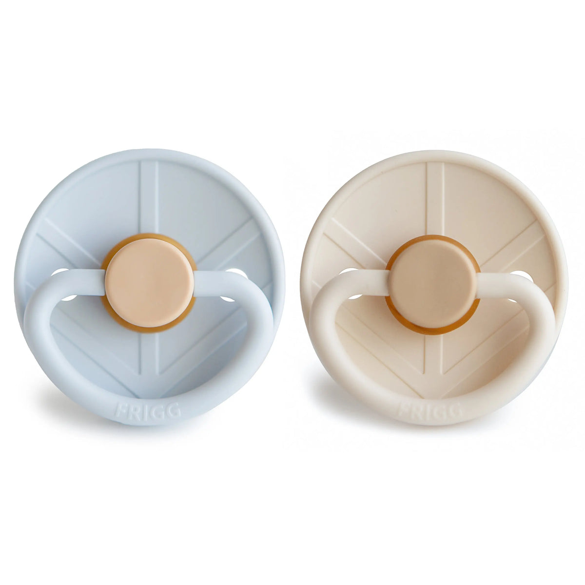 FRIGG Little Viking Natural Rubber Pacifier 2-Pack | RUBBER FRIGG PACIFIERS | The Baby Penguin