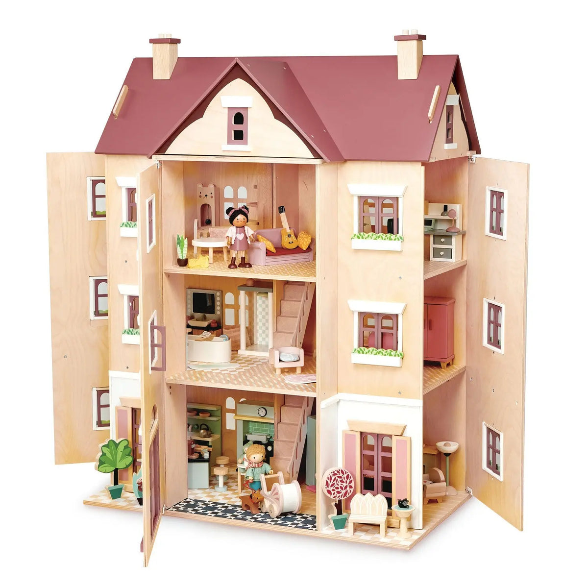 Tender Leaf Fantail Hall Wooden Dollhouse
