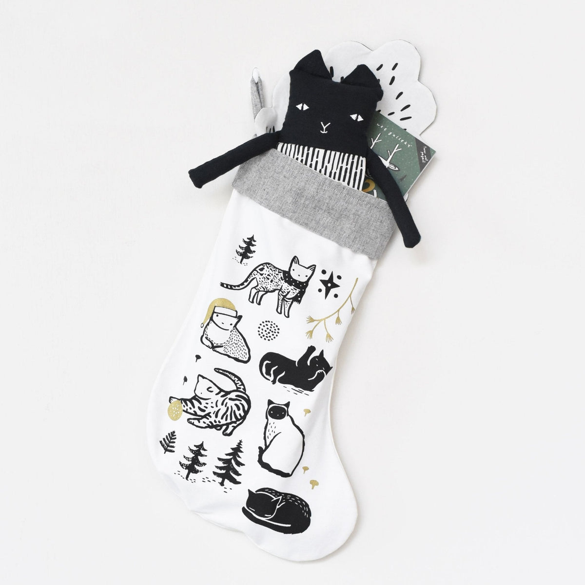 Festive Cats Stocking - The Baby Penguin