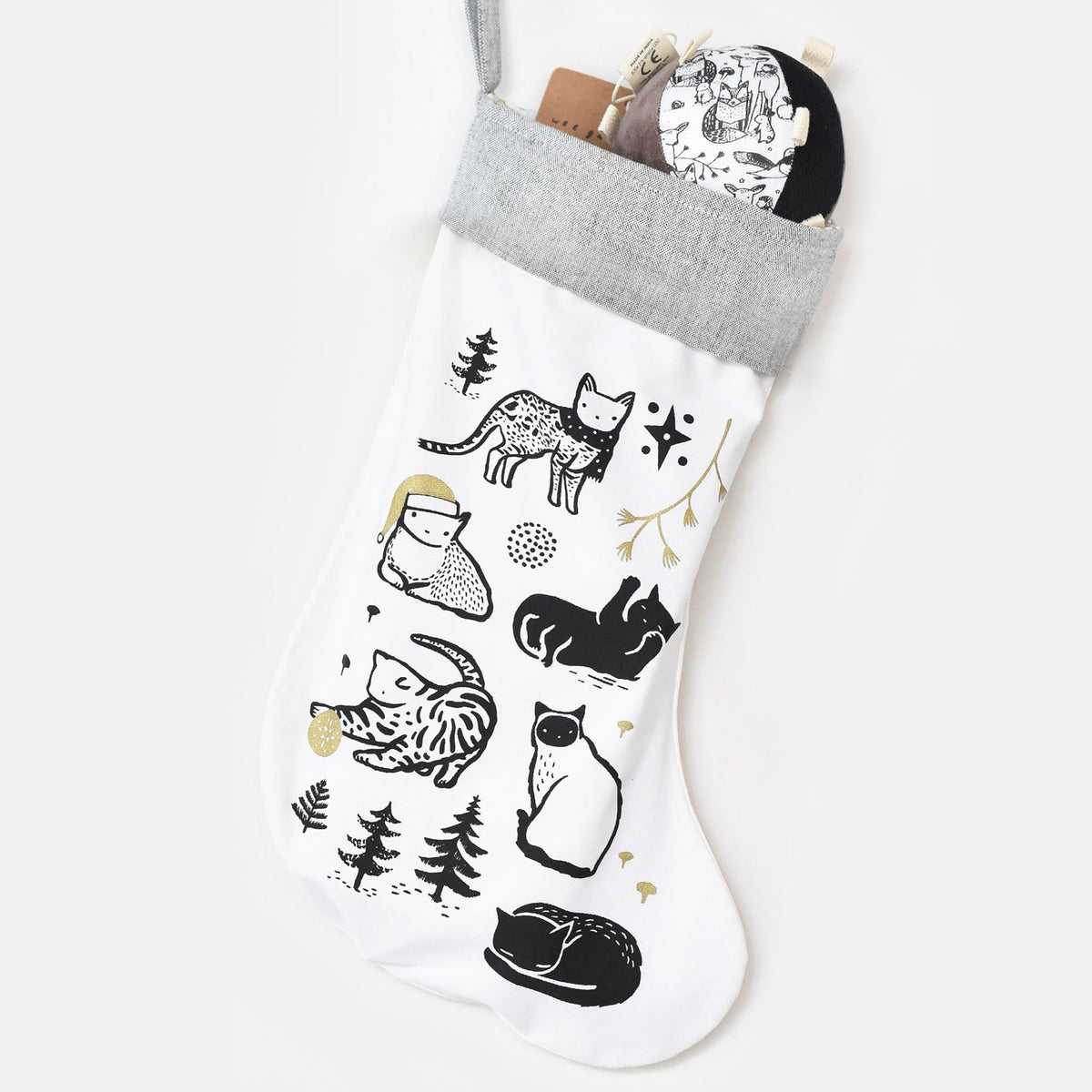 Festive Cats Stocking - The Baby Penguin