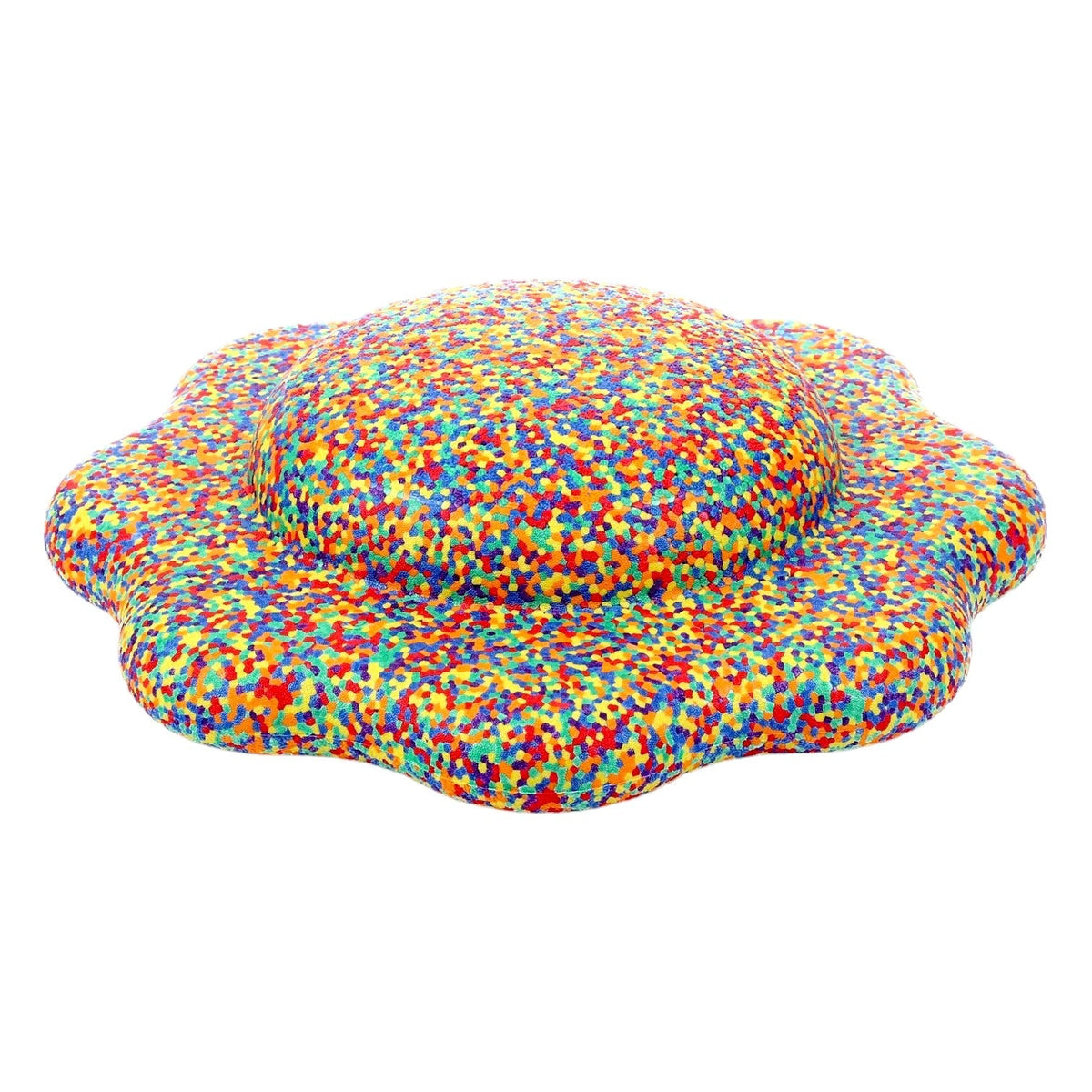 Flower-Shaped Rainbow Confetti Balance Board – additional product view