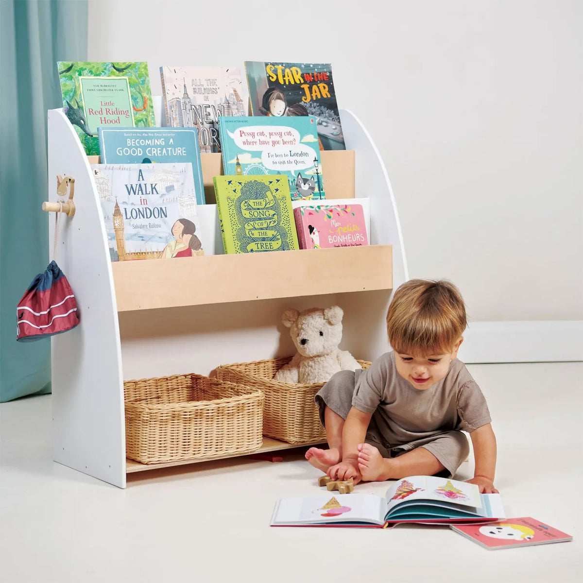 Tender Leaf Forest Wooden Bookcase and Storage Unit