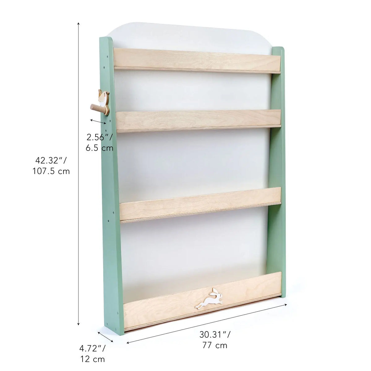 Tender Leaf Forest Front-Facing Wooden Bookcase