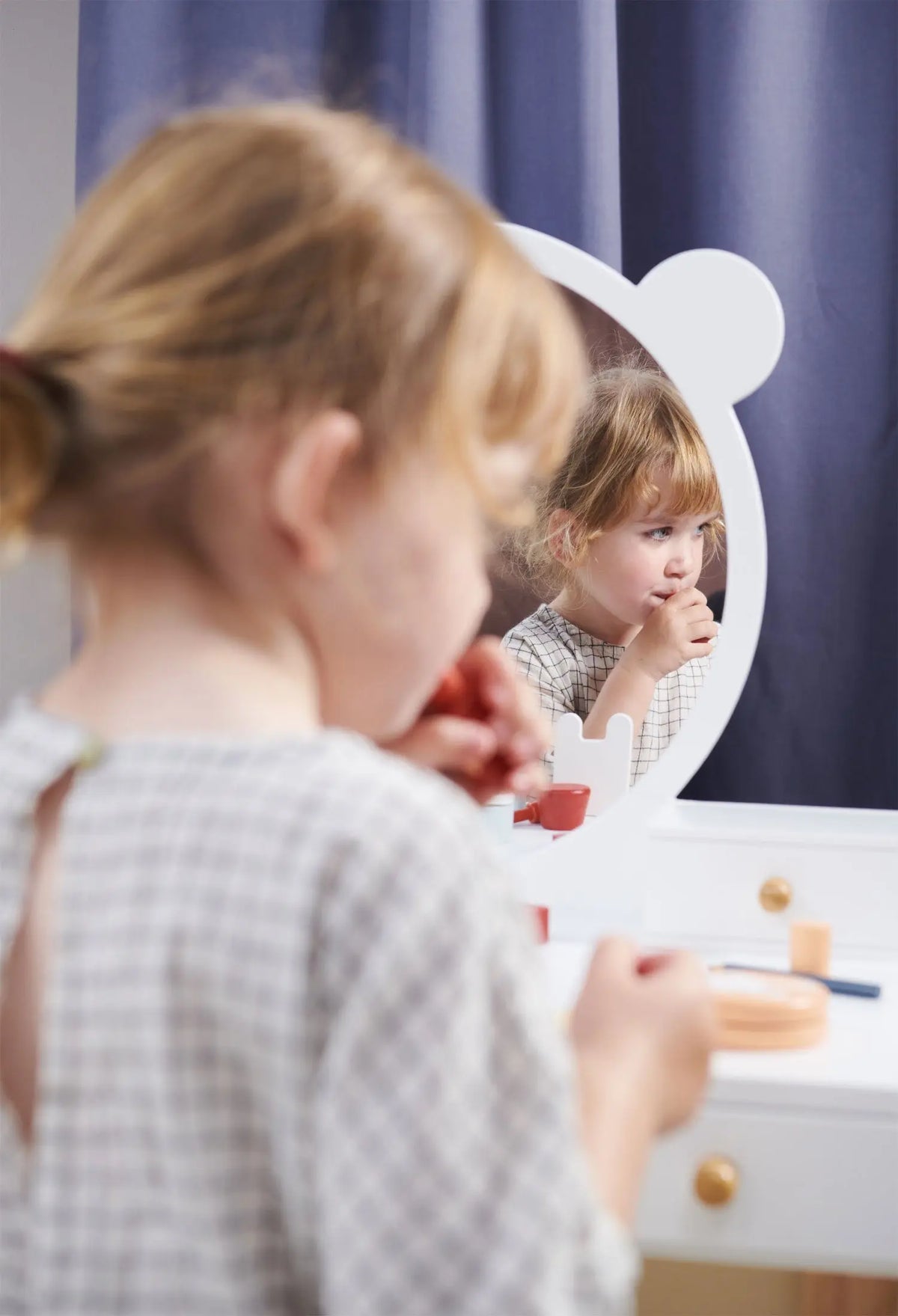 Tender Leaf Forest Dressing Table and Stool for Kids