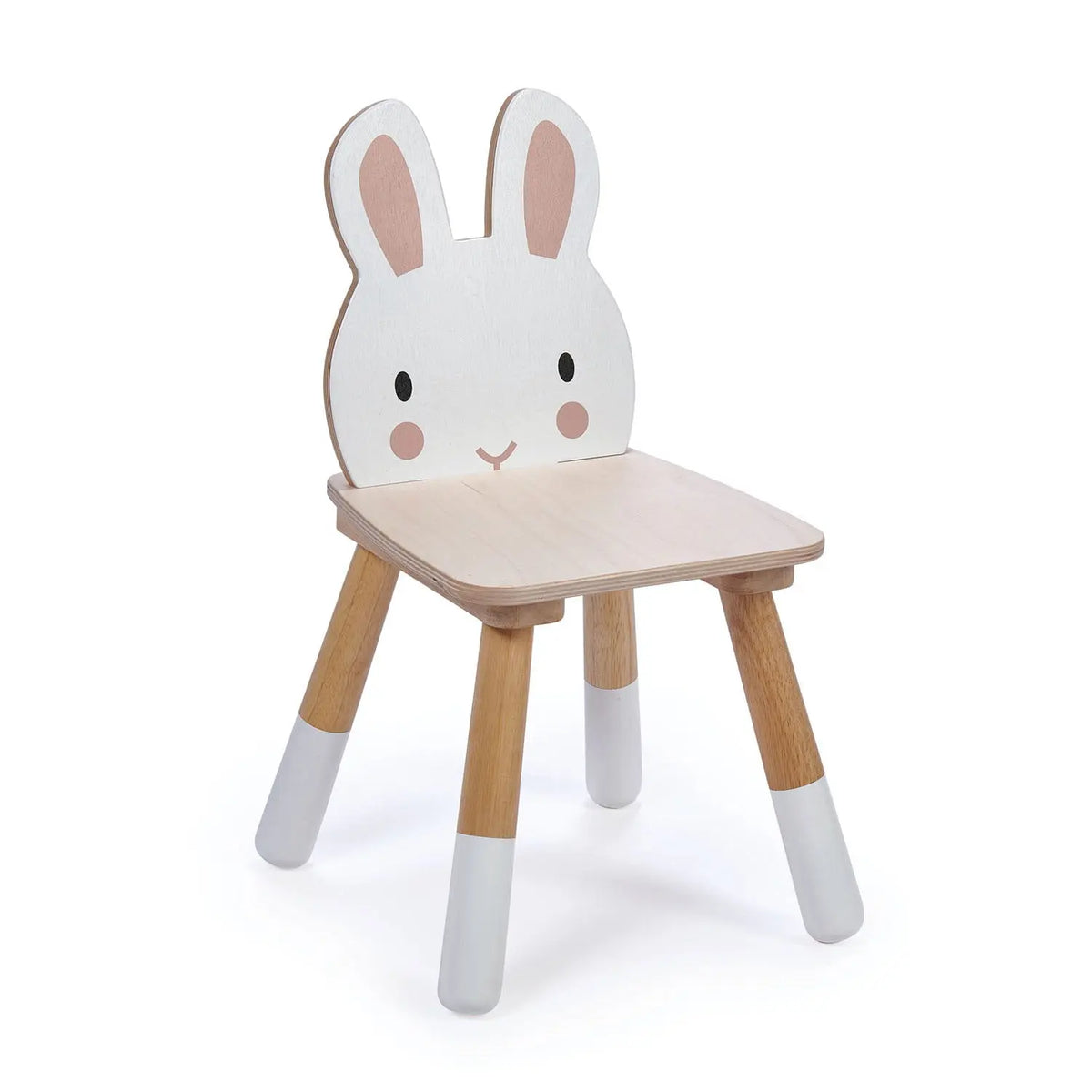 Tender Leaf Forest Rabbit Wooden Chair for Kids