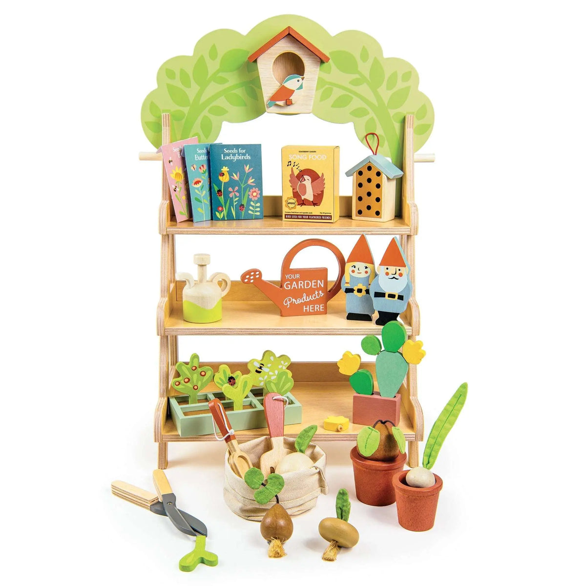 Tender Leaf Garden Centre Wooden Pretend Play Set