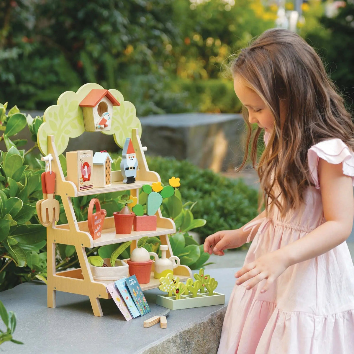 Tender Leaf Garden Centre Wooden Pretend Play Set