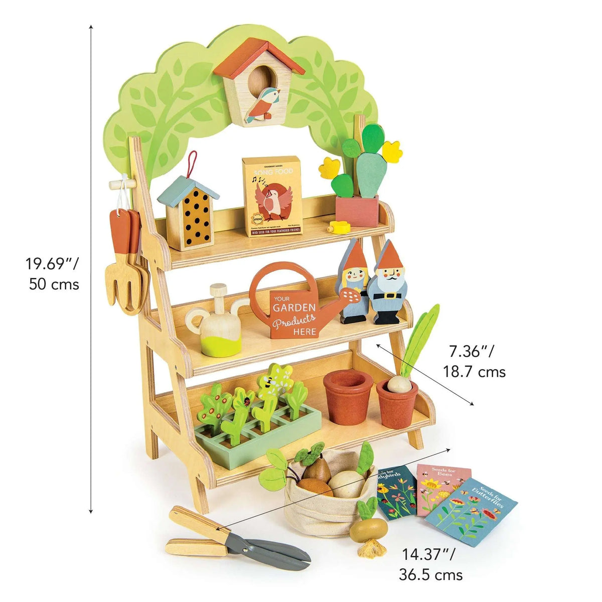 Tender Leaf Garden Centre Wooden Pretend Play Set