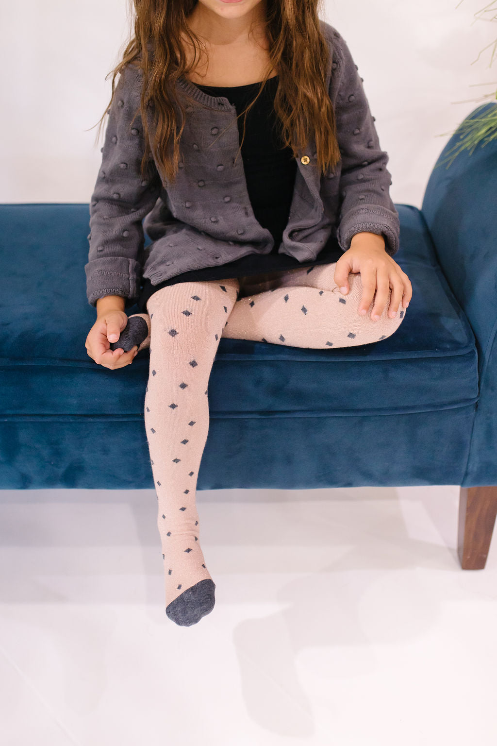 Girl's Best Friend Glitter Tight (*FINAL SALE*) - The Baby Penguin