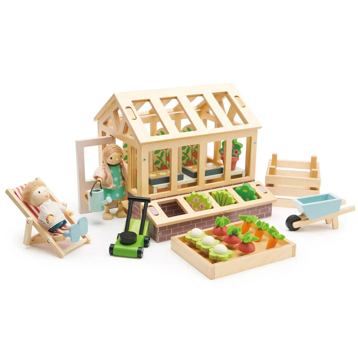 Tender Leaf Greenhouse and Garden Dollhouse Play Set