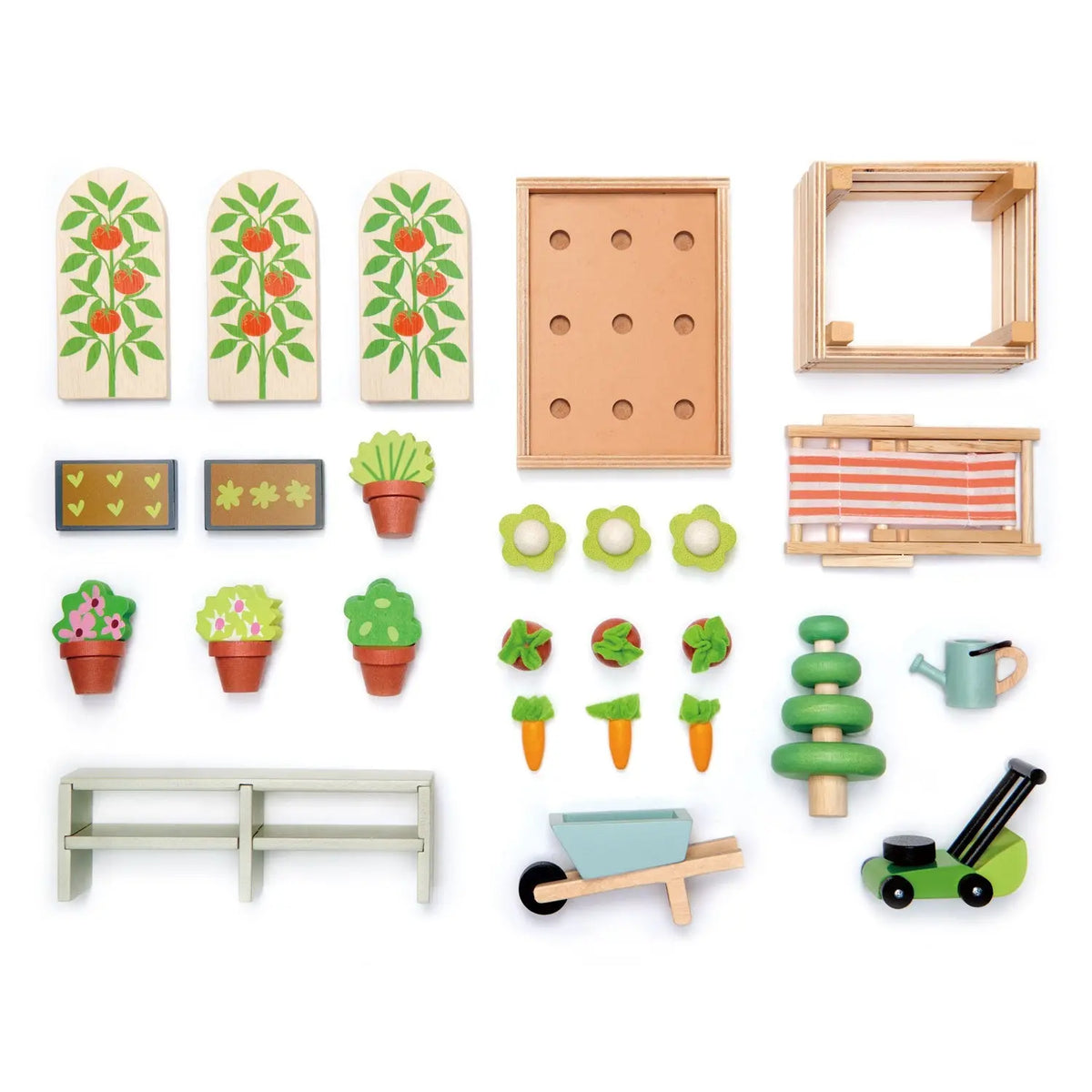 Tender Leaf Greenhouse and Garden Dollhouse Play Set