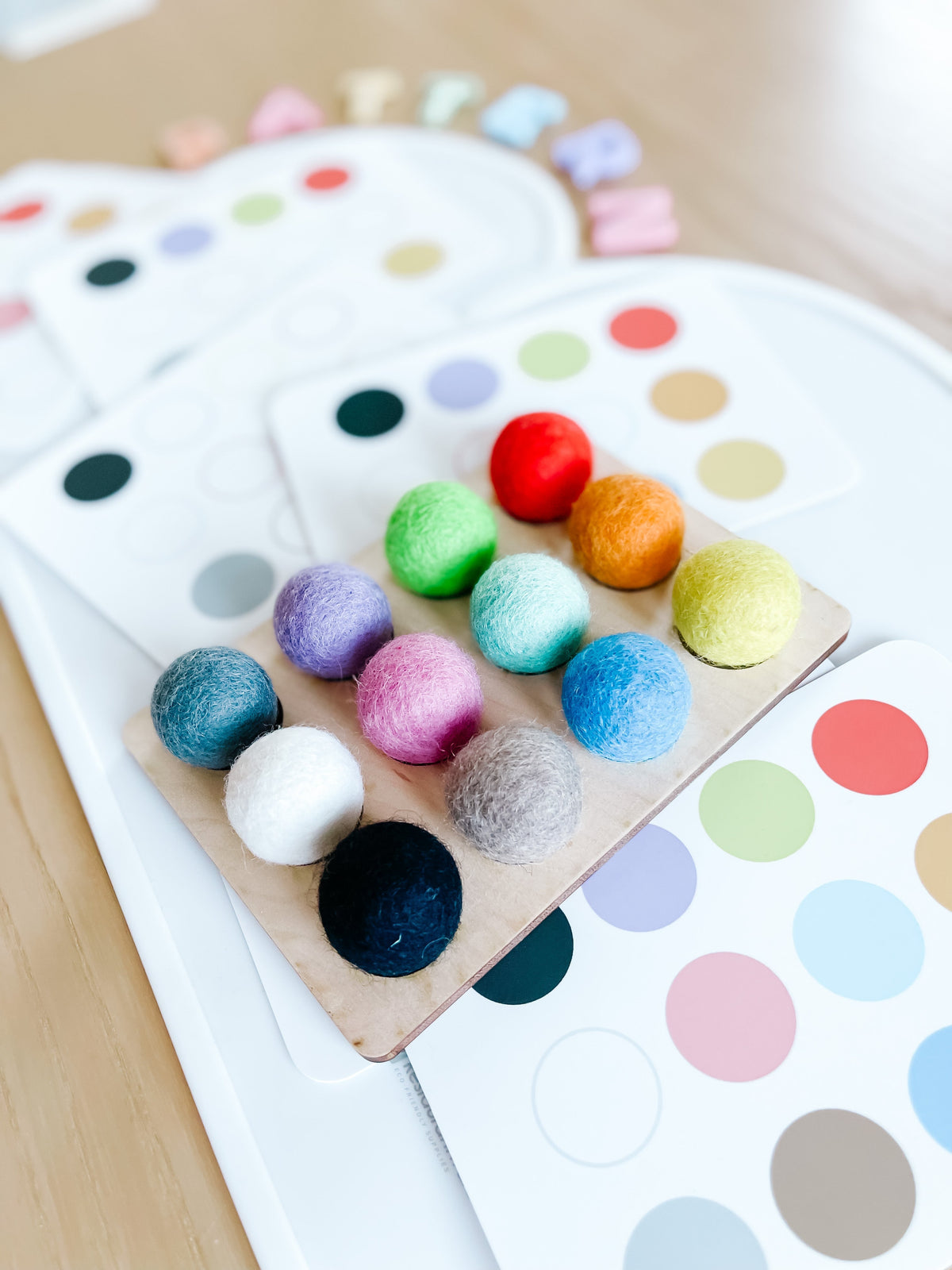 Grid Pattern Ball Flashcards - The Baby Penguin