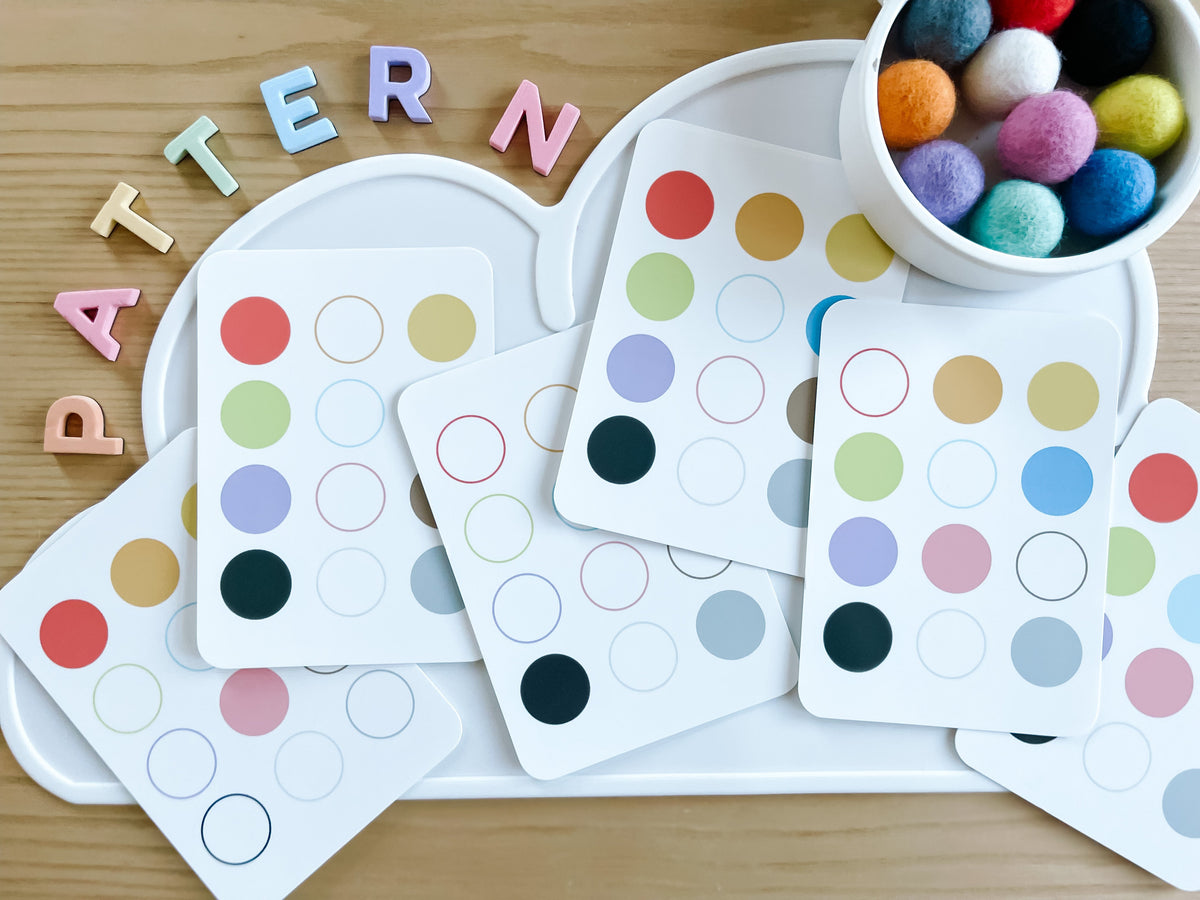 Grid Pattern Ball Flashcards - The Baby Penguin