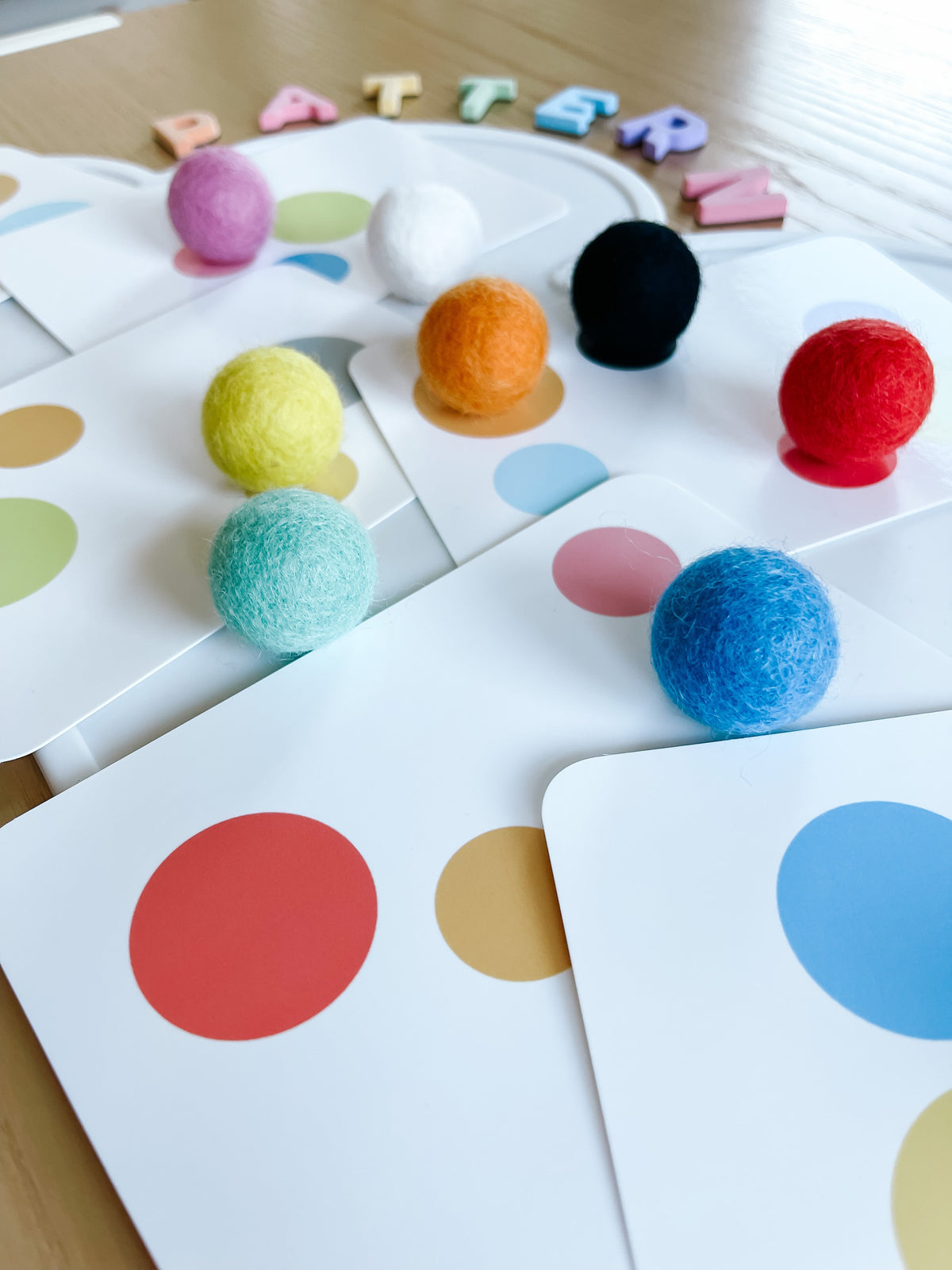 Grid Pattern Ball Flashcards - The Baby Penguin