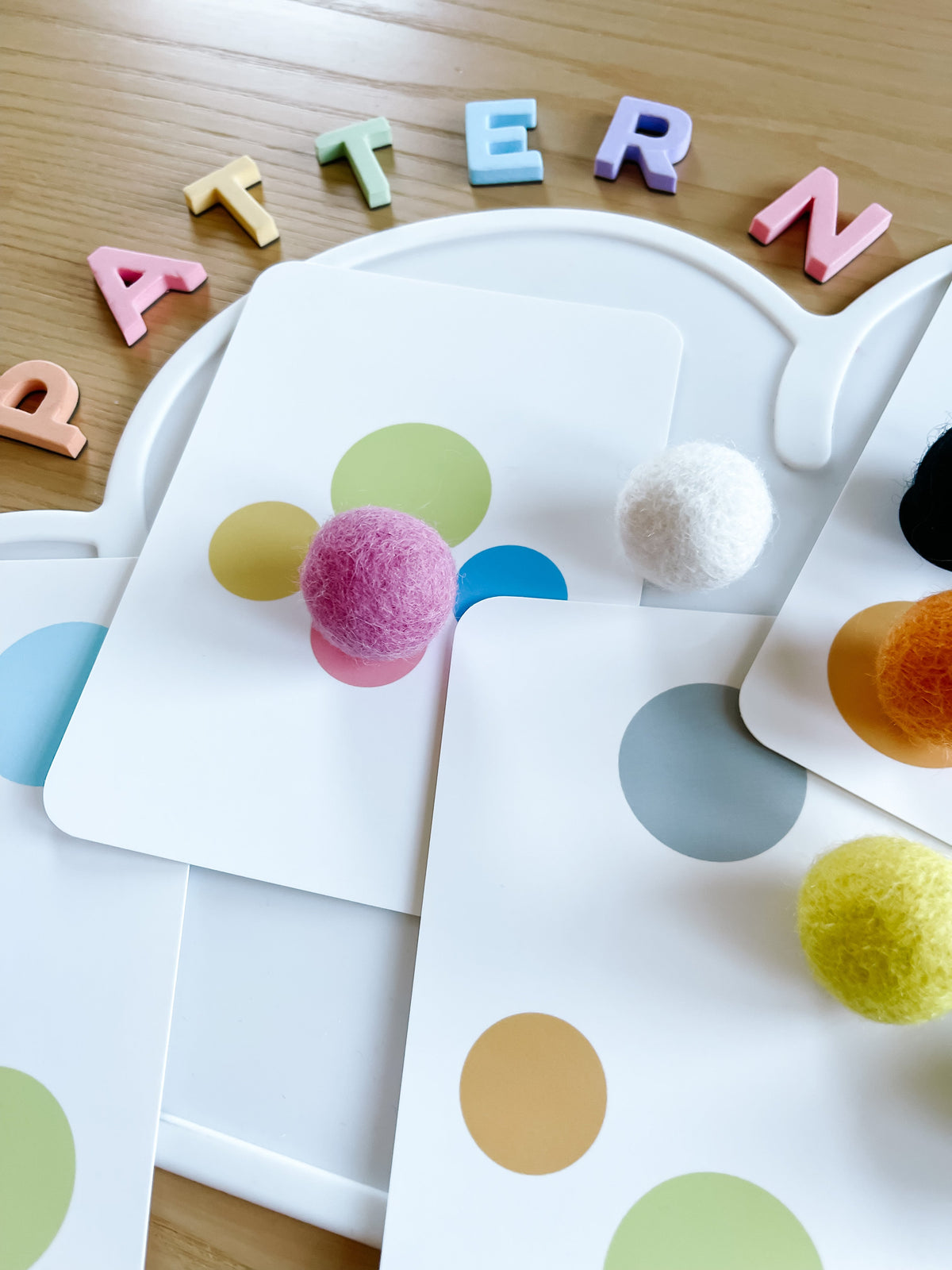 Grid Pattern Ball Flashcards - The Baby Penguin