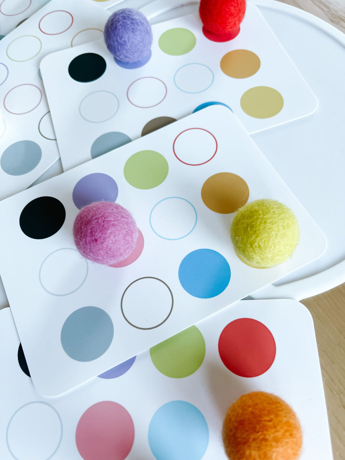 Grid Pattern Ball Flashcards - The Baby Penguin