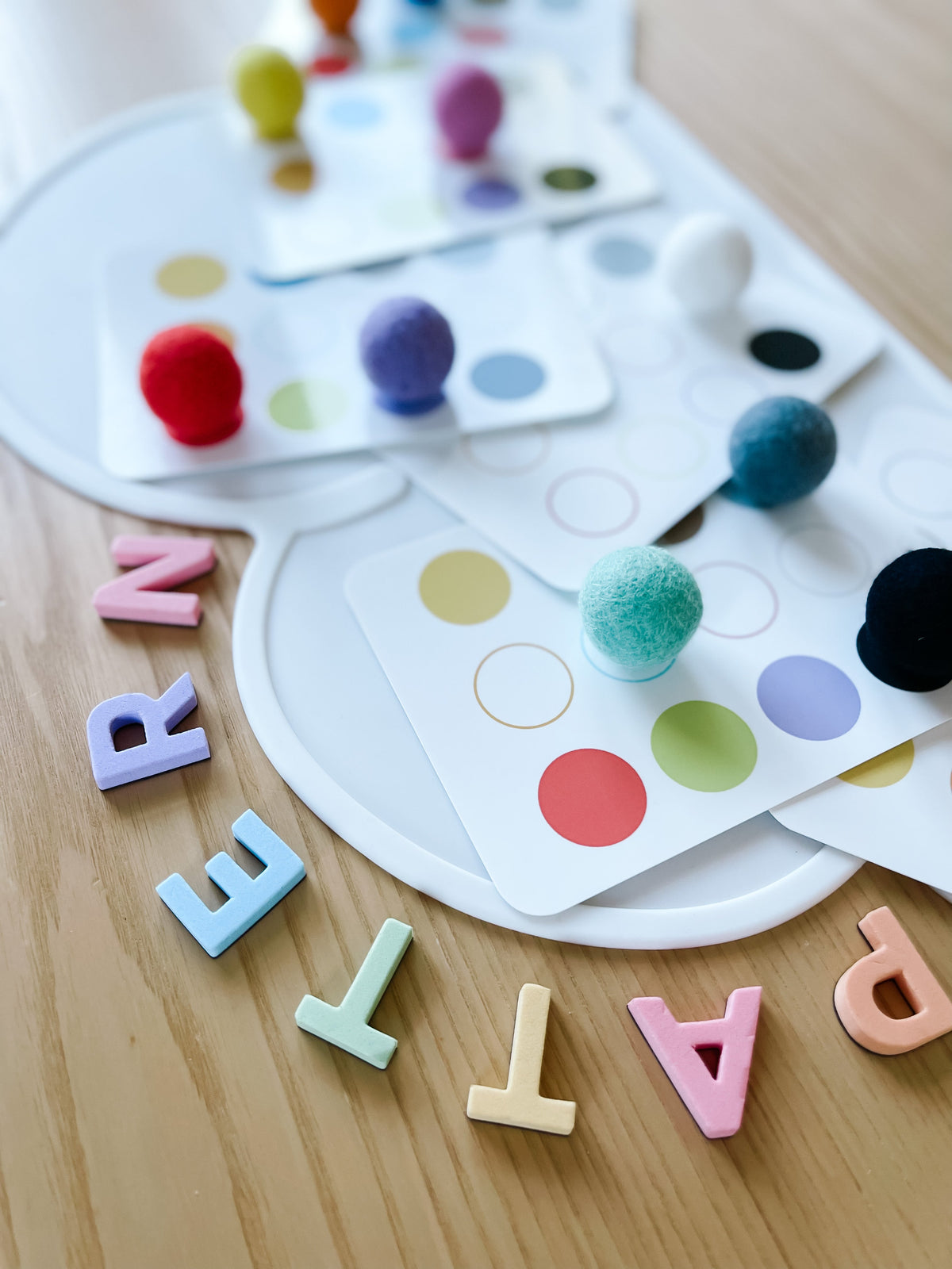 Grid Pattern Ball Flashcards - The Baby Penguin