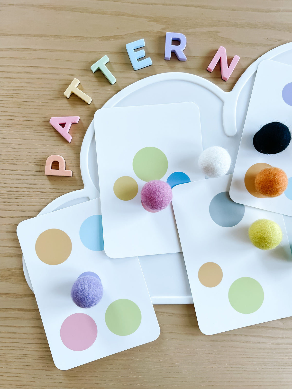 Grid Pattern Ball Flashcards - The Baby Penguin
