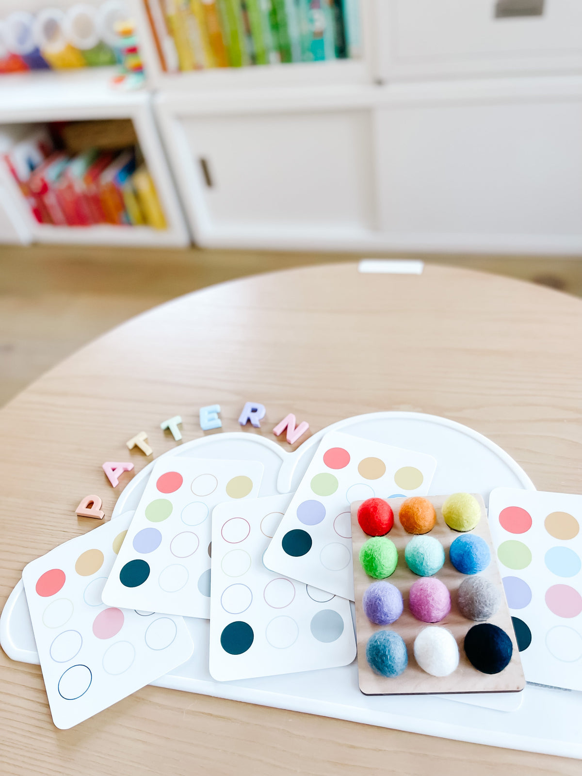 Grid Pattern Ball Flashcards - The Baby Penguin