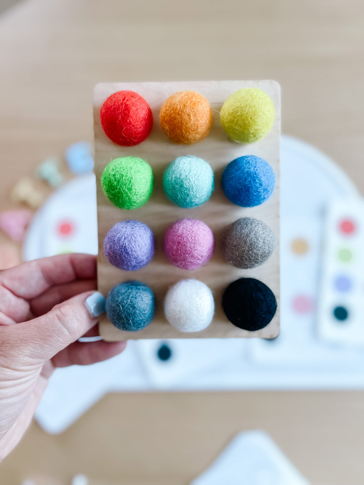 Grid Pattern Ball Flashcards - The Baby Penguin