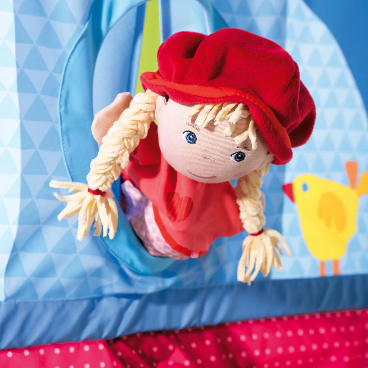 Hanging Doorway Puppet Theater HABA USA Puppets & Theater