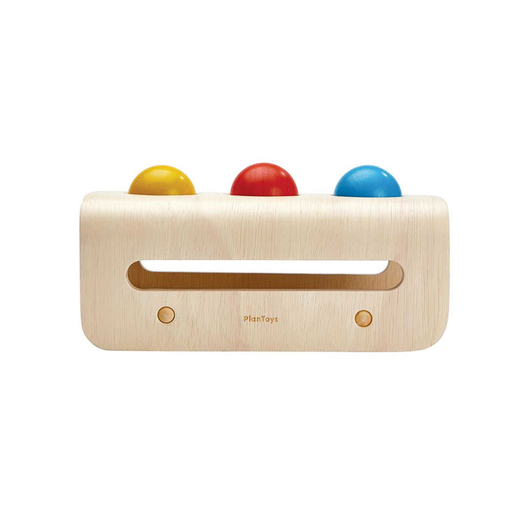 PlanToys Wooden Hammer Balls Pounding Toy