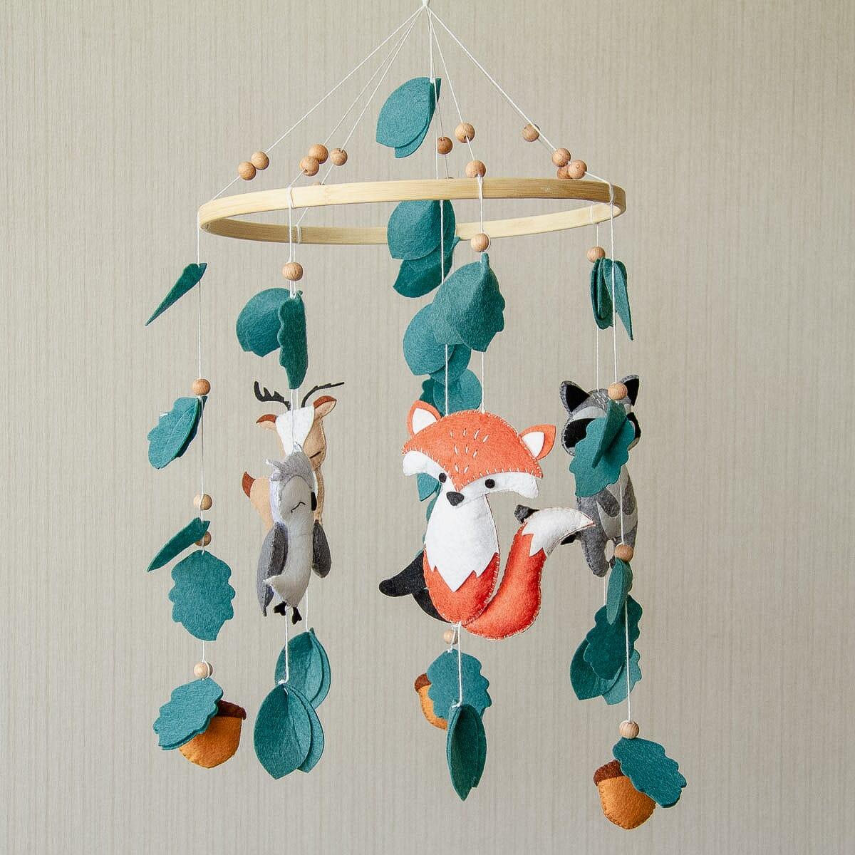Handmade Baby Mobile | Forest - The Baby Penguin