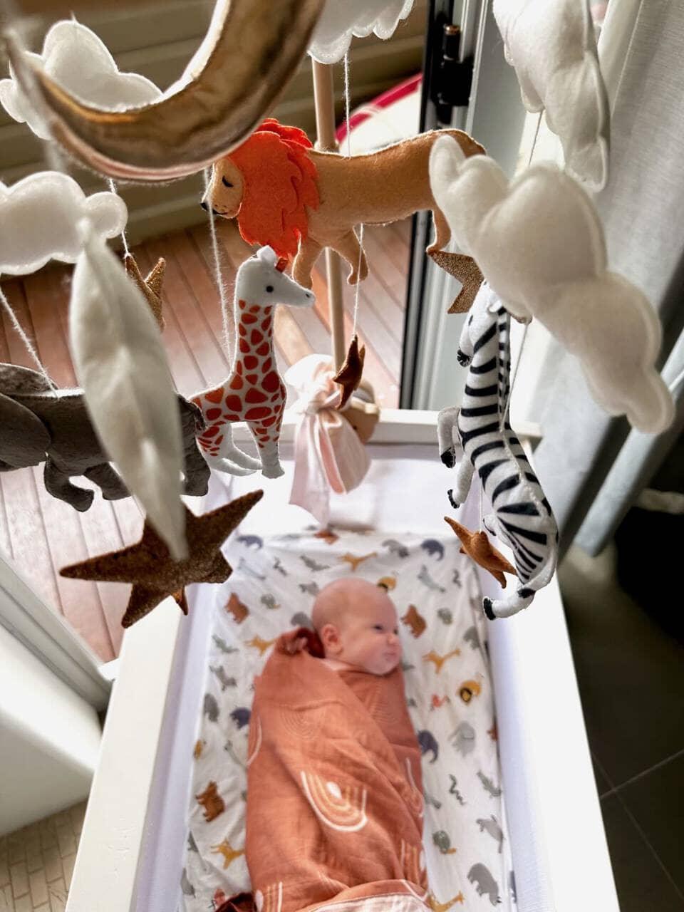 Handmade Baby Mobile | Safari - The Baby Penguin