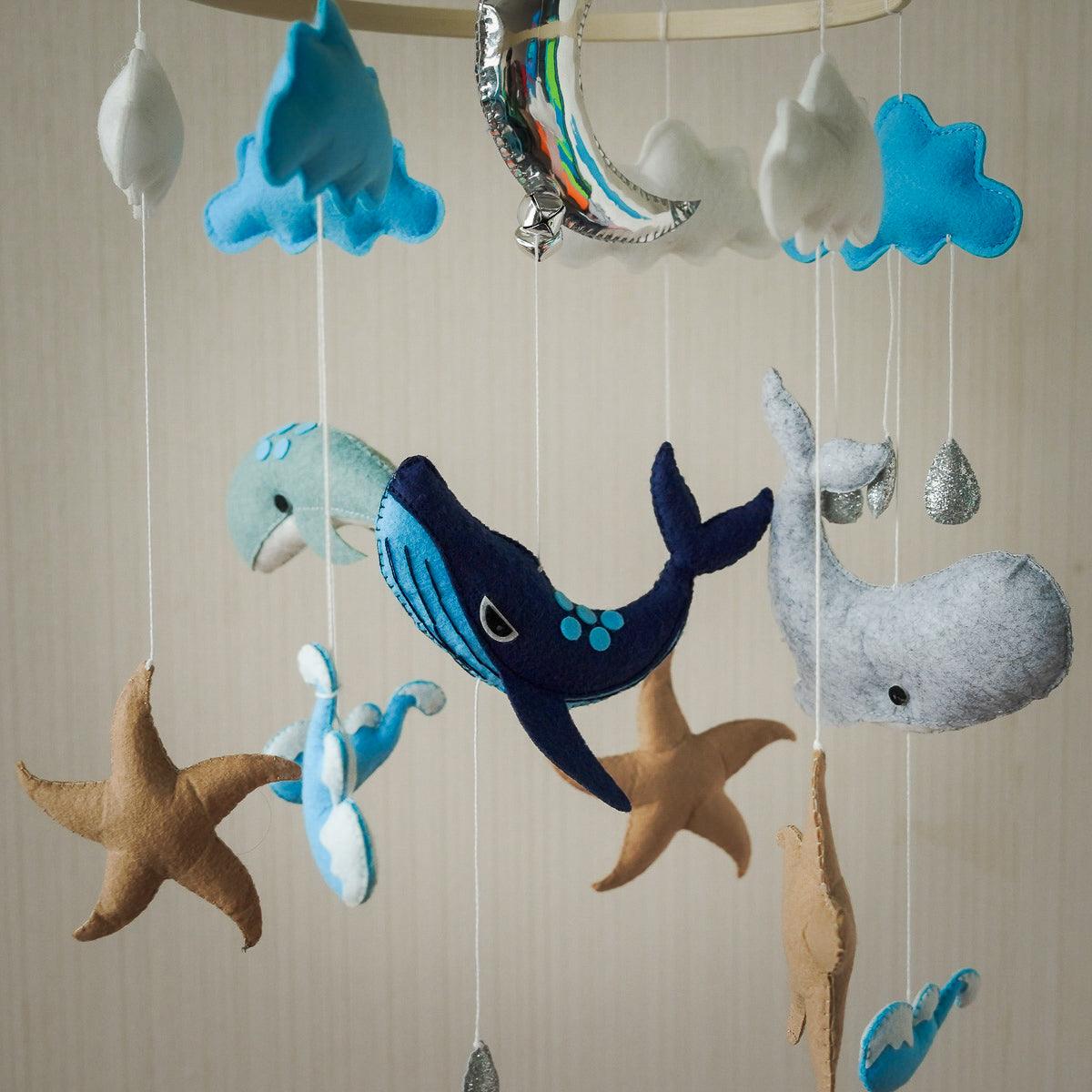 Handmade Baby Mobile | Under the Sea - The Baby Penguin