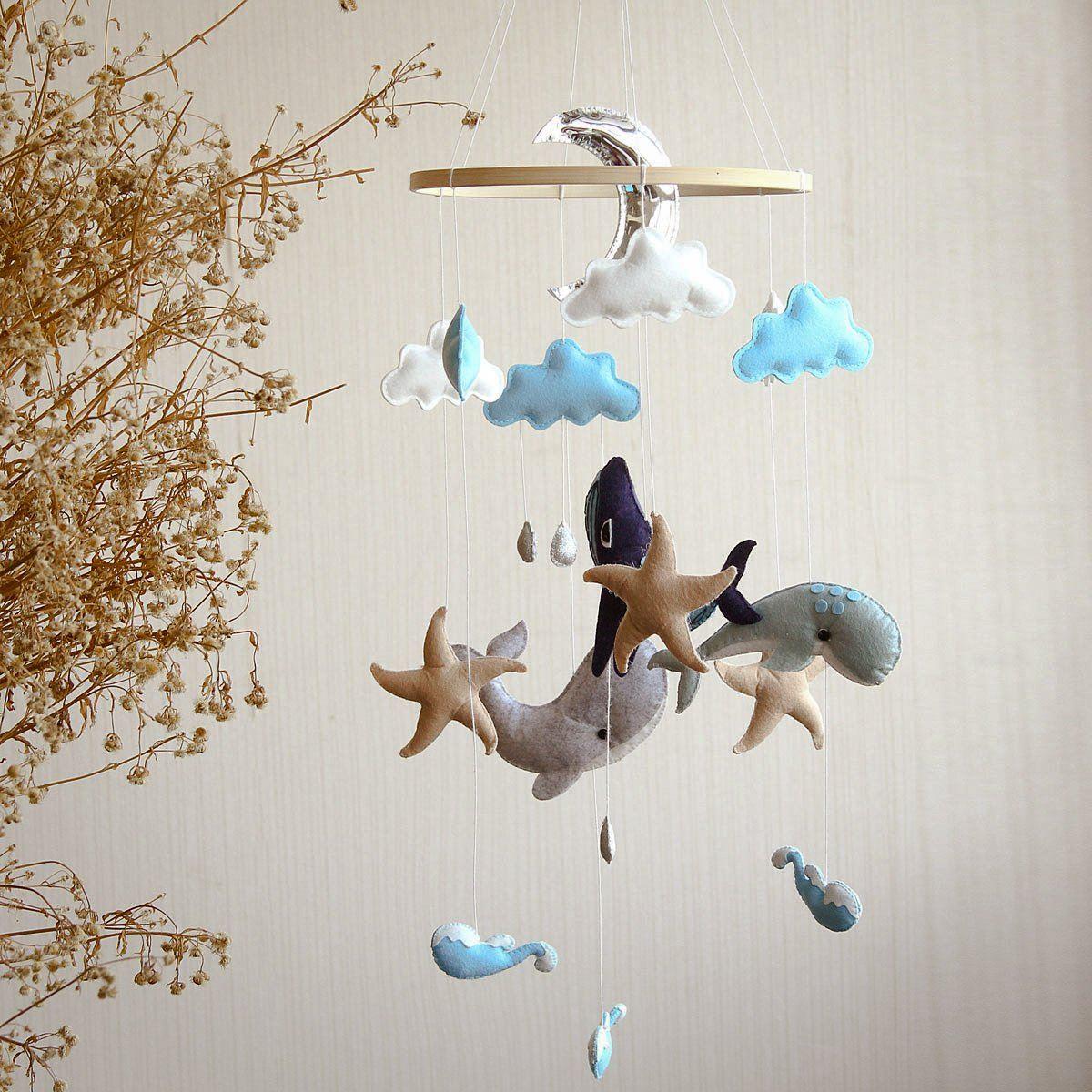Handmade Baby Mobile | Under the Sea - The Baby Penguin